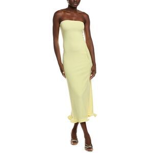 Ipponelli Womens  Midi Dress, Yellow